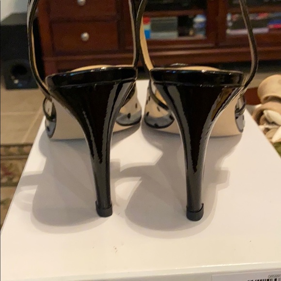 NEW Neiman Marcus leather sling back heels - Picture 5 of 8